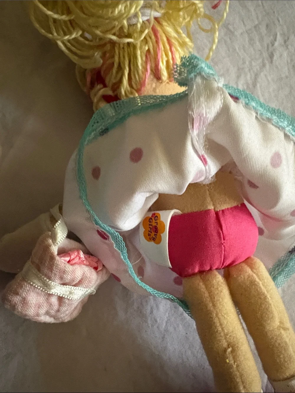 INC International Concepts Plush Rag Doll Trio in Yellow, Pink, Green, Purple